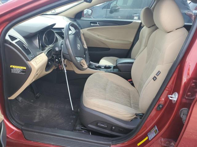 5NPEB4AC3DH580806 - 2013 HYUNDAI SONATA GLS RED photo 7