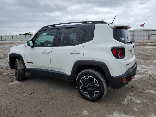 ZACCJBCT1GPE31172 - 2016 JEEP RENEGADE TRAILHAWK WHITE photo 2