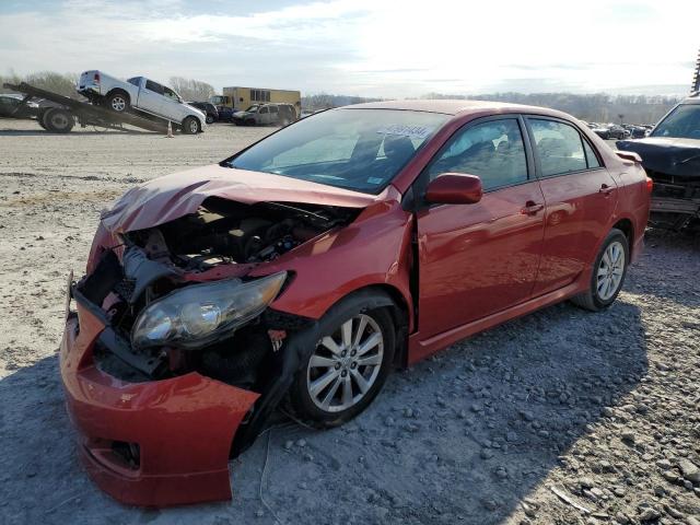 1NXBU4EE4AZ355025 - 2010 TOYOTA COROLLA BASE RED photo 1