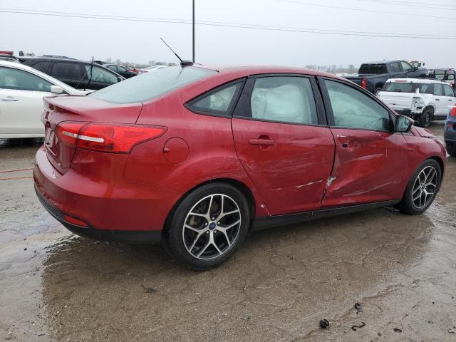 1FADP3H29HL331101 - 2017 FORD FOCUS SEL RED photo 3