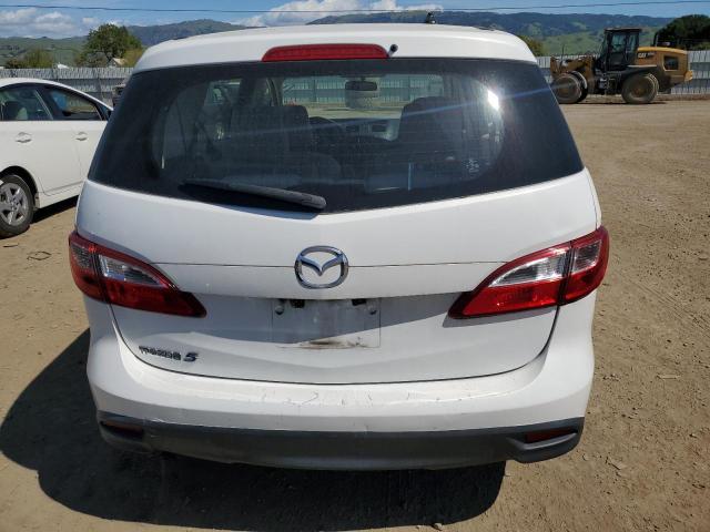 JM1CW2BL2E0173573 - 2014 MAZDA 5 SPORT WHITE photo 6