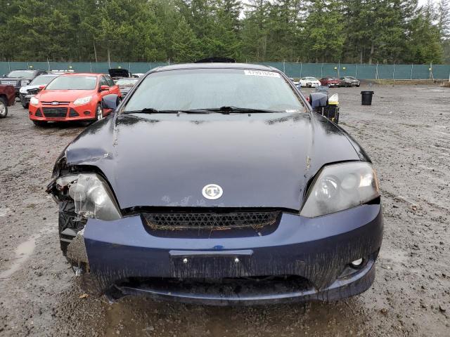 KMHHN65F76U212508 - 2006 HYUNDAI TIBURON GT BLUE photo 5