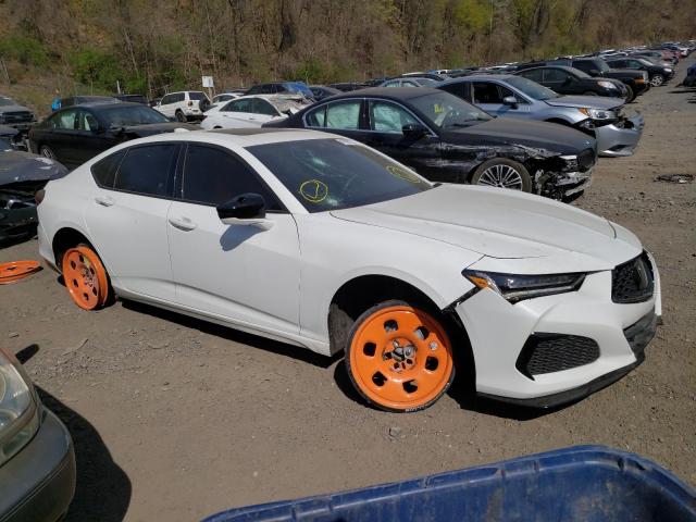 19UUB7F91MA000620 - 2021 ACURA TLX TYPE S WHITE photo 4