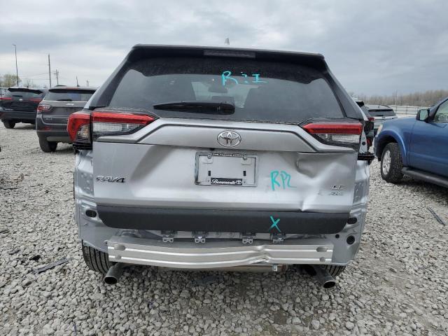 2T3F1RFV3RW421072 - 2024 TOYOTA RAV4 LE SILVER photo 6