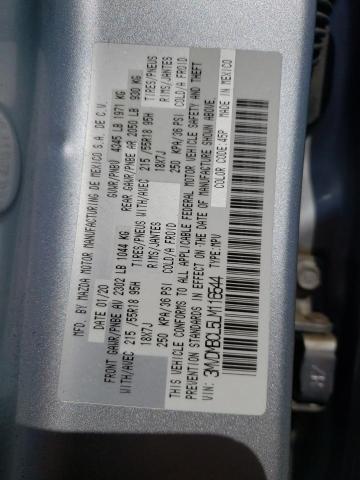 3MVDMBCL5LM116544 - 2020 MAZDA CX-30 SELECT SILVER photo 14