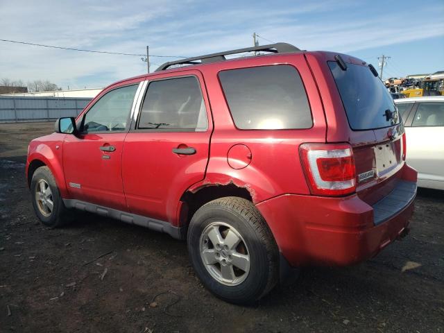 1FMCU93178KA06805 - 2008 FORD ESCAPE XLT RED photo 2