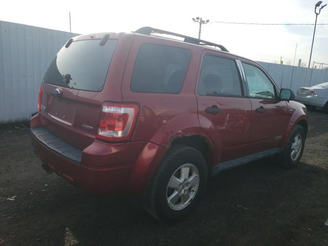 1FMCU93178KA06805 - 2008 FORD ESCAPE XLT RED photo 3