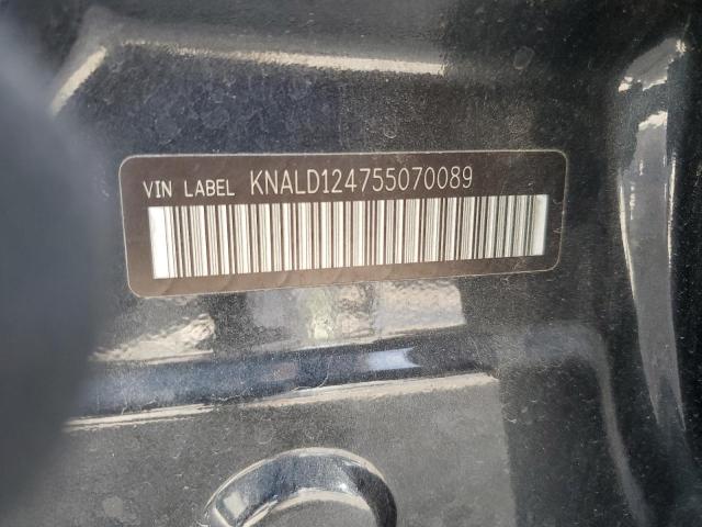 KNALD124755070089 - 2005 KIA AMANTI BLACK photo 12