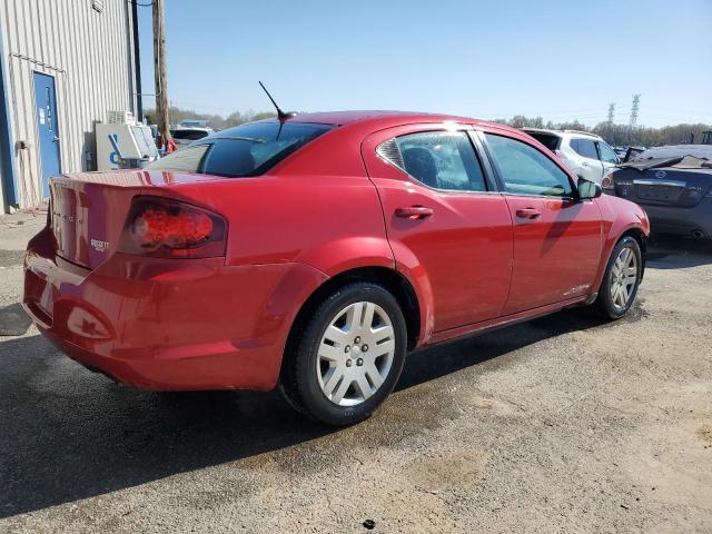 1C3CDZABXEN109747 - 2014 DODGE AVENGER SE RED photo 3