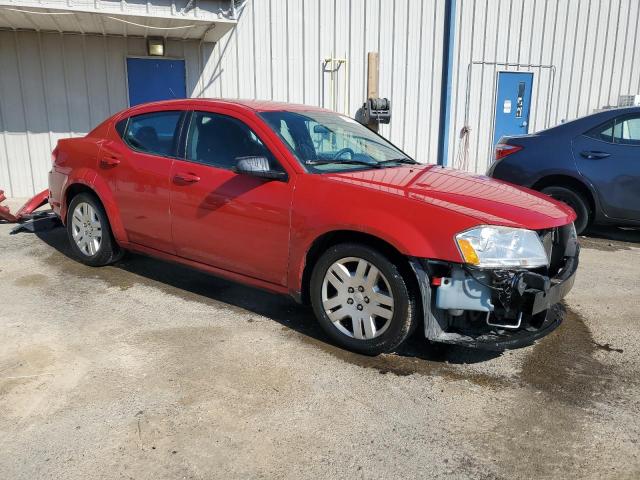 1C3CDZABXEN109747 - 2014 DODGE AVENGER SE RED photo 4