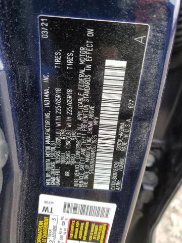 5TDHZRAHXMS523935 - 2021 TOYOTA HIGHLANDER XLE 蓝色 照片 14