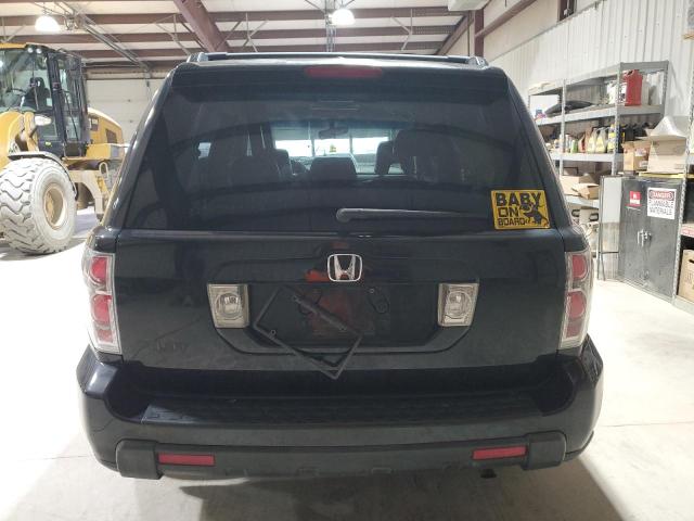 5FNYF28627B036189 - 2007 HONDA PILOT EXL BLACK photo 6