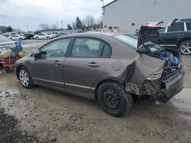 2HGFA1F51BH548413 - 2011 HONDA CIVIC LX GRAY photo 2