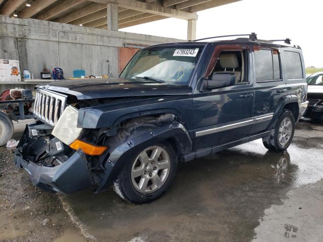 1J8HH58P57C673443 - 2007 JEEP COMMANDER LIMITED BLUE photo 1