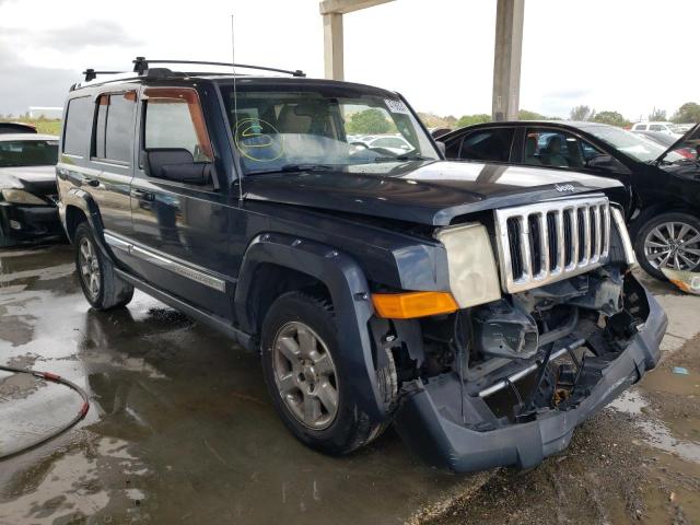 1J8HH58P57C673443 - 2007 JEEP COMMANDER LIMITED BLUE photo 4