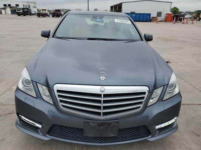 WDDHF8JB9DA748123 - 2013 MERCEDES-BENZ E 350 4MATIC GRAY photo 5