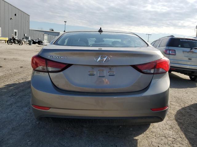 5NPDH4AE7GH741335 - 2016 HYUNDAI ELANTRA SE TAN photo 6