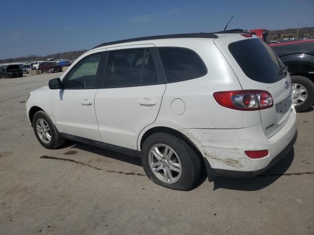 5XYZG3AB7BG083959 - 2011 HYUNDAI SANTA FE GLS WHITE photo 2