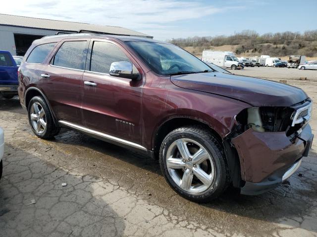 1C4SDJET1CC188357 - 2012 DODGE DURANGO CITADEL BURGUNDY photo 4