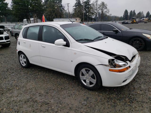 KL1TD66677B753272 - 2007 CHEVROLET AVEO BASE WHITE photo 4