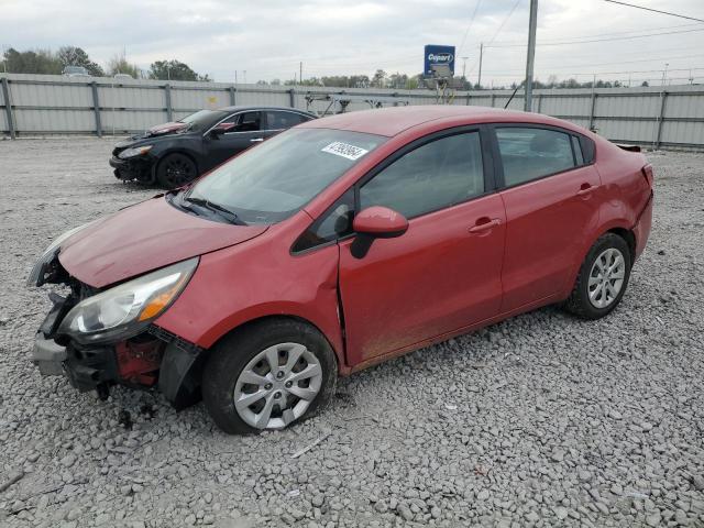 KNADM4A33F6511078 - 2015 KIA RIO LX RED photo 1