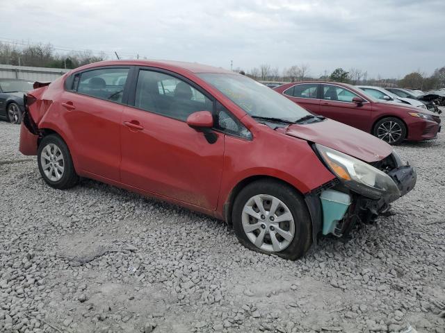 KNADM4A33F6511078 - 2015 KIA RIO LX RED photo 4