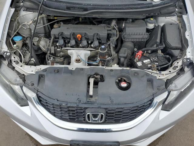 19XFB2F57DE024652 - 2013 HONDA CIVIC LX SILVER photo 11