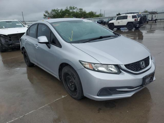 19XFB2F57DE024652 - 2013 HONDA CIVIC LX SILVER photo 4