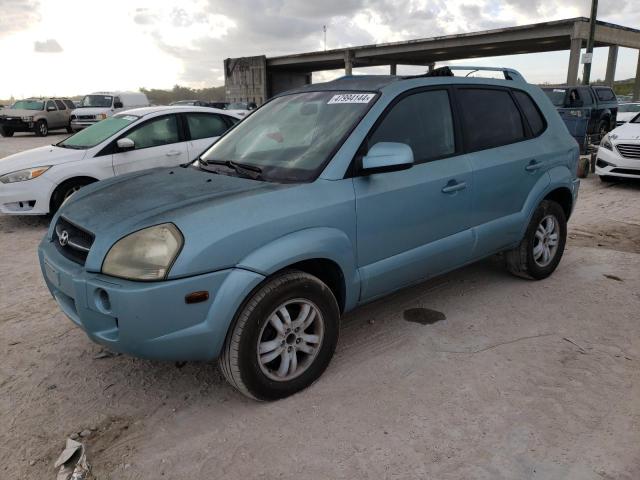 KM8JN12D16U375484 - 2006 HYUNDAI TUCSON GLS TURQUOISE photo 1