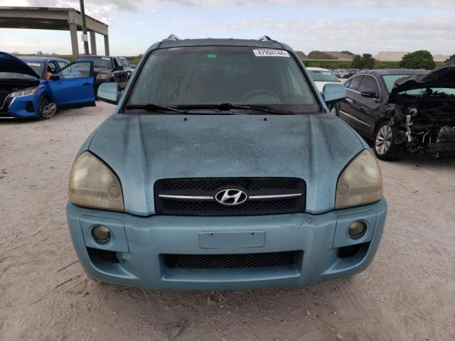 KM8JN12D16U375484 - 2006 HYUNDAI TUCSON GLS TURQUOISE photo 5