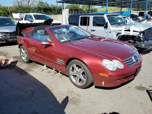 WDBSK75F75F104982 - 2005 MERCEDES-BENZ SL 500 BURGUNDY photo 4