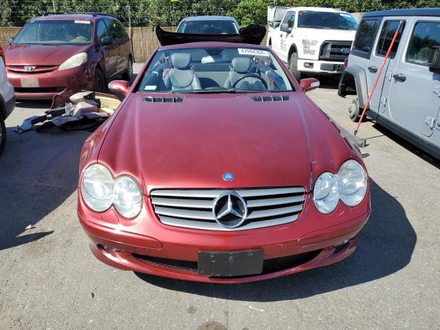 WDBSK75F75F104982 - 2005 MERCEDES-BENZ SL 500 BURGUNDY photo 5