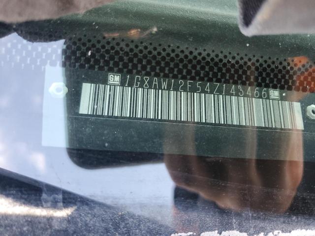 1G8AW12F54Z143466 - 2004 SATURN ION LEVEL 3 GREEN photo 12