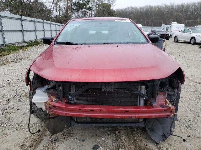 3FAHP0GA6AR427140 - 2010 FORD FUSION S RED photo 5