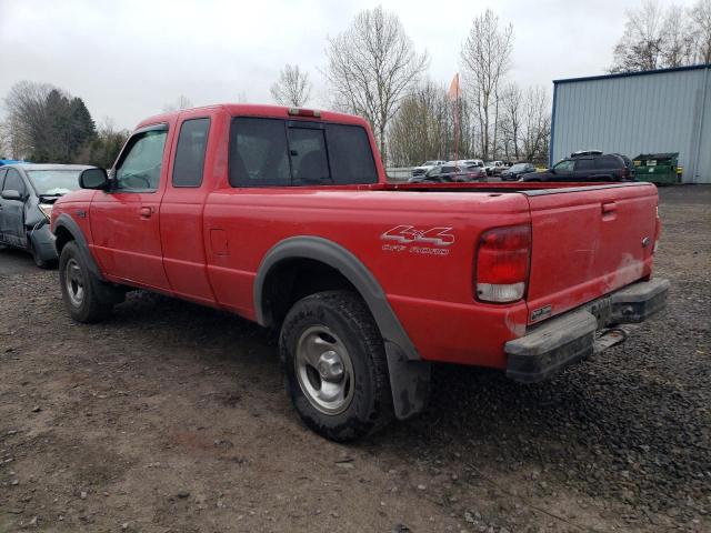 1FTZR15X2WPA43120 - 1998 FORD RANGER SUPER CAB RED photo 2