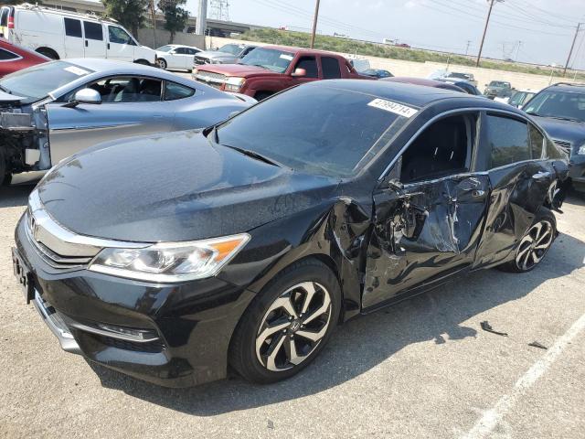 1HGCR2F88HA250850 - 2017 HONDA ACCORD EXL BLACK photo 1