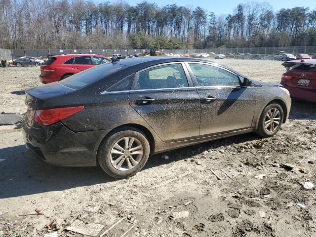 5NPEB4AC4BH180945 - 2011 HYUNDAI SONATA GLS BLACK photo 3