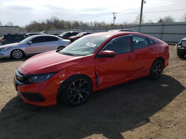 2HGFC2F87KH524708 - 2019 HONDA CIVIC SPORT 红色 照片 1