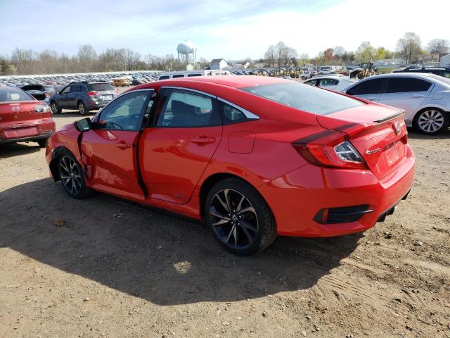 2HGFC2F87KH524708 - 2019 HONDA CIVIC SPORT 红色 照片 2