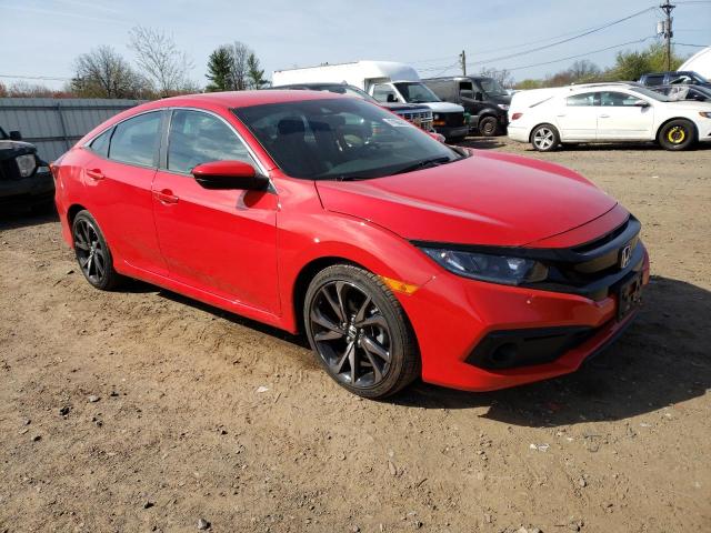 2HGFC2F87KH524708 - 2019 HONDA CIVIC SPORT 红色 照片 4