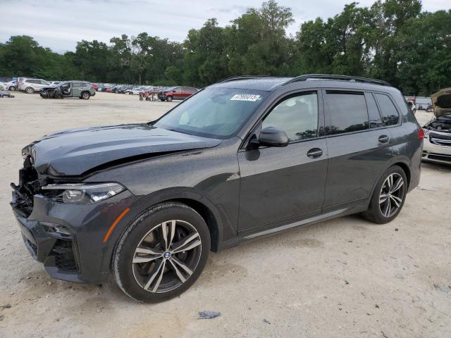 5UXCW2C07M9F85763 - 2021 BMW X7 XDRIVE40I GRAY photo 1