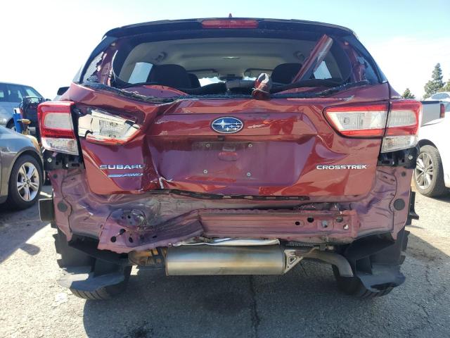 JF2GTACC4KH302138 - 2019 SUBARU CROSSTREK PREMIUM BURGUNDY photo 6