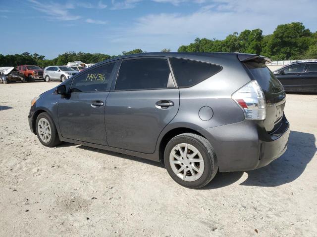 JTDZN3EU6D3190123 - 2013 TOYOTA PRIUS V GRAY photo 2