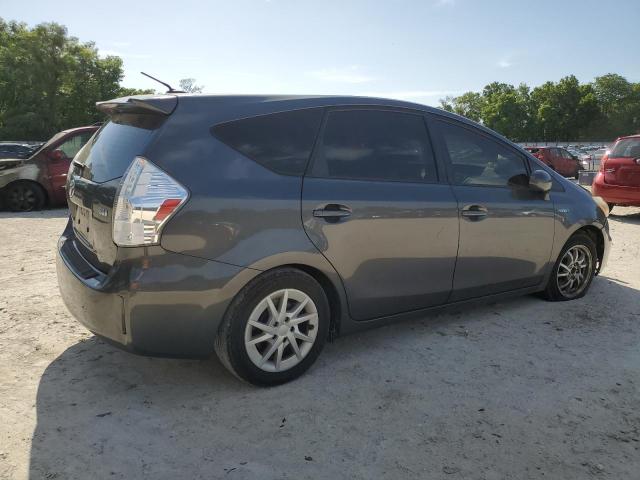 JTDZN3EU6D3190123 - 2013 TOYOTA PRIUS V GRAY photo 3