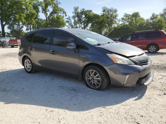 JTDZN3EU6D3190123 - 2013 TOYOTA PRIUS V GRAY photo 4