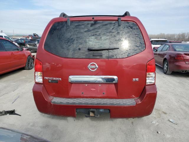 5N1AR18UX7C630152 - 2007 NISSAN PATHFINDER LE 勃艮第红 照片 6