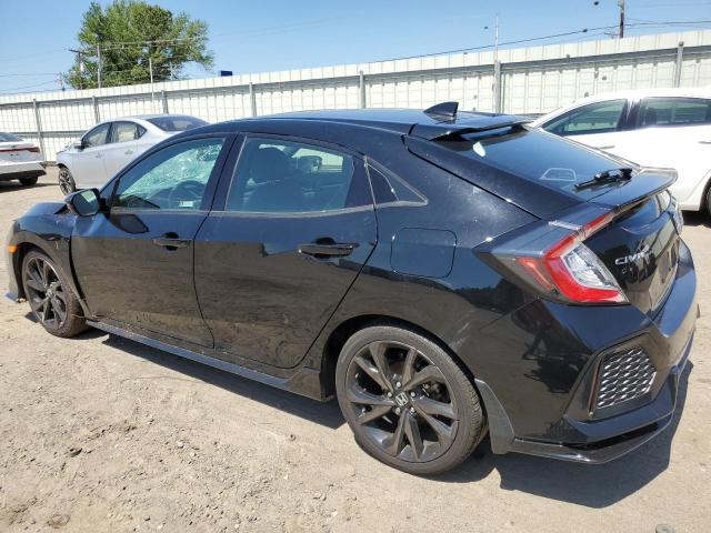 SHHFK7H95JU213432 - 2018 HONDA CIVIC SPORT TOURING BLACK photo 2