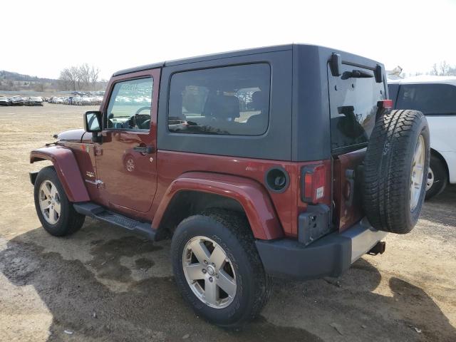 1J4FA54178L628004 - 2008 JEEP WRANGLER SAHARA MAROON photo 2