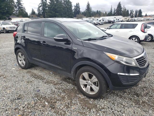 KNDPBCA24D7407245 - 2013 KIA SPORTAGE LX BLACK photo 4