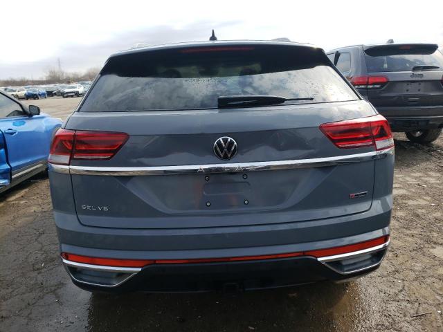 1V2TE2CA0MC228193 - 2021 VOLKSWAGEN ATLAS CROS SEL PREMIUM GRAY photo 6